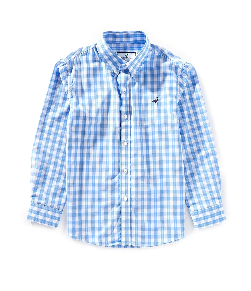Properly Tied Little Boys 2-7 Classic Plaid Long Sleeve Button-Front Sports Shirt