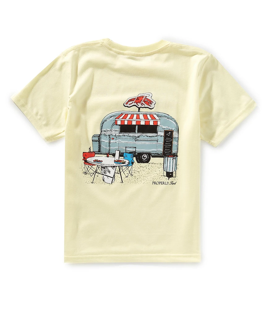 Properly Tied Little Boys 2-7 Crawfish To Go Graphic T-Shirt