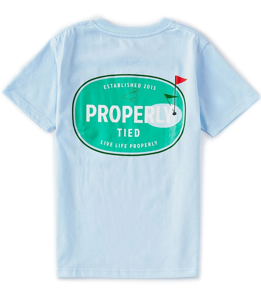 Properly Tied Little Boys The Links Short Sleeve T-Shirt