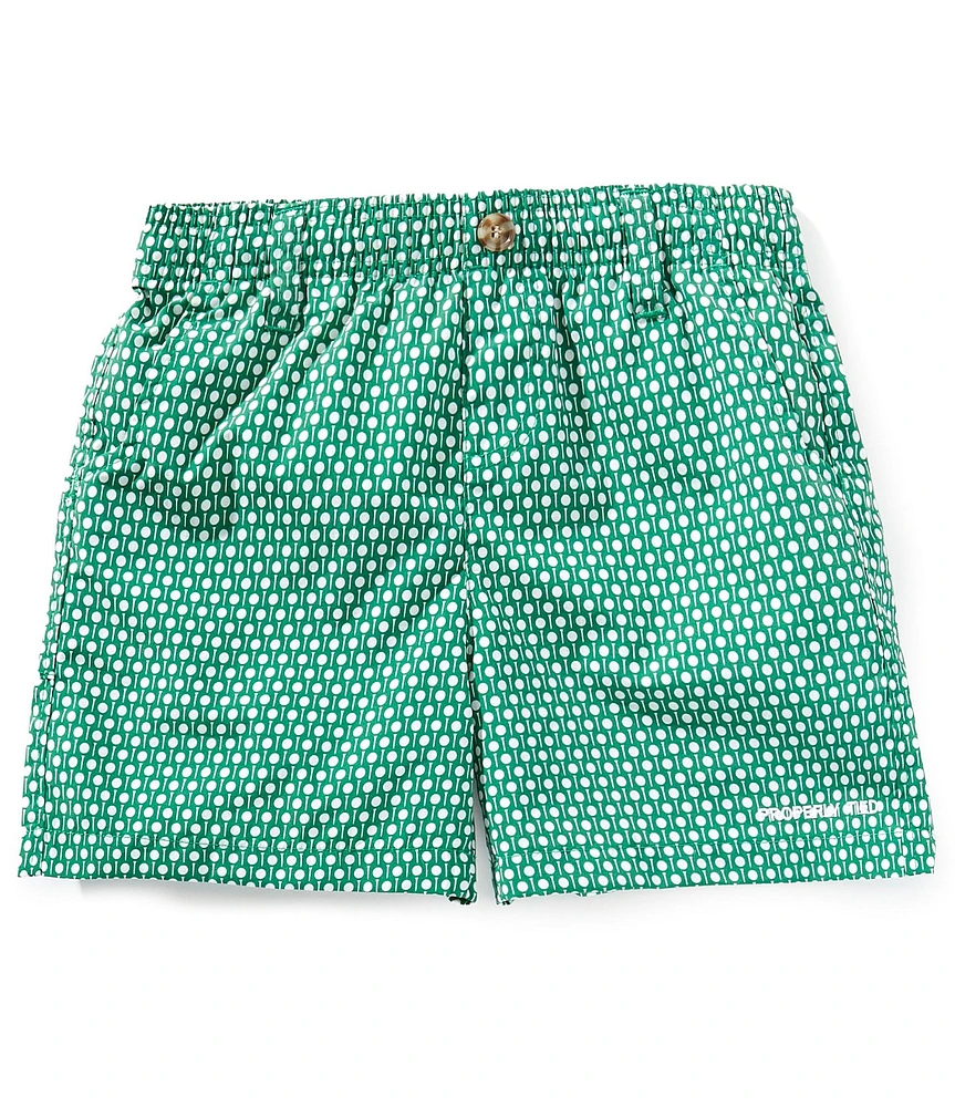 Properly Tied Little/Big Boys Golf Print Mallard Shorts