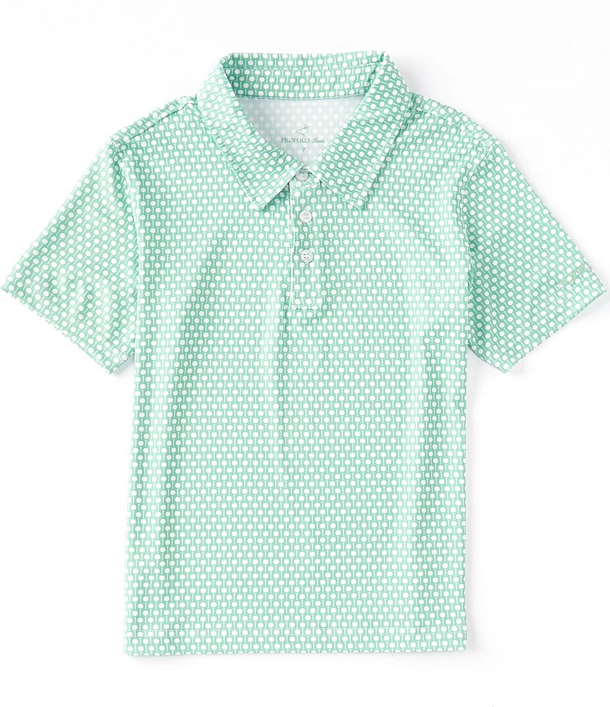 Properly Tied Big Boys Inlet Print Polo