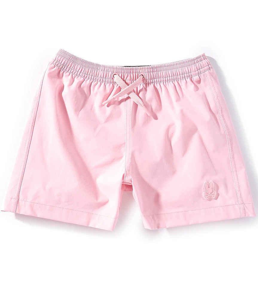 Psycho Bunny Big Boys Samos Hyrdrochromic Printed Swim Trunks