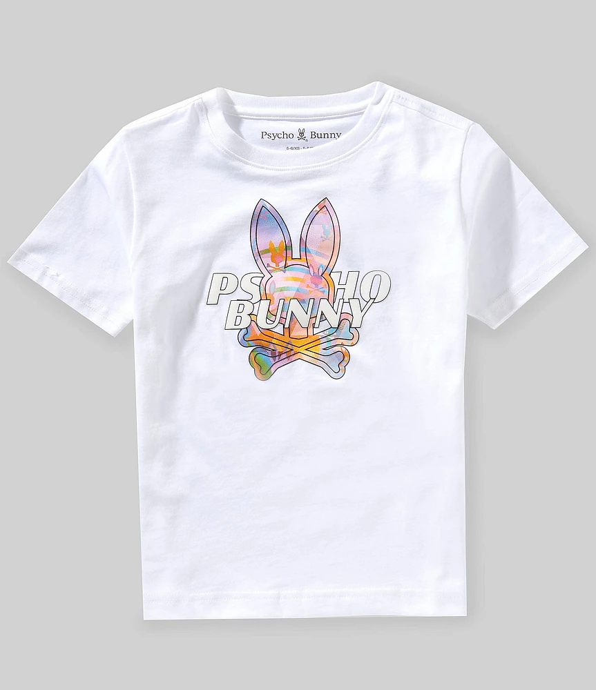 Psycho Bunny Big Boys Short Sleeve Milos T-Shirt