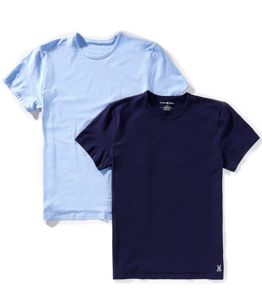 Psycho Bunny Crew Neck Assorted Undershirts 2-Pack