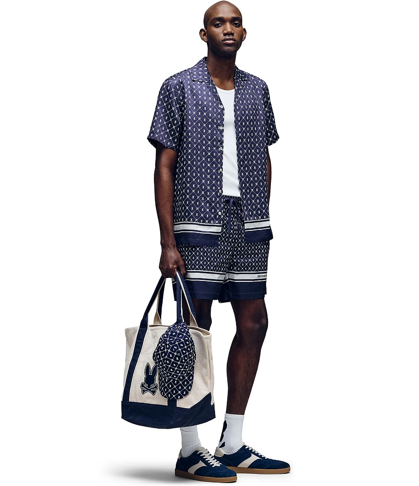 Psycho Bunny Hunter Tencel Short Sleeve Woven Shirt