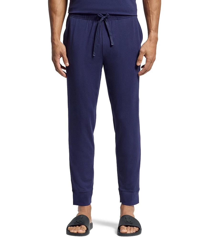 Psycho Bunny Jersey Lounge Embroidered Bunny Lounge Pants