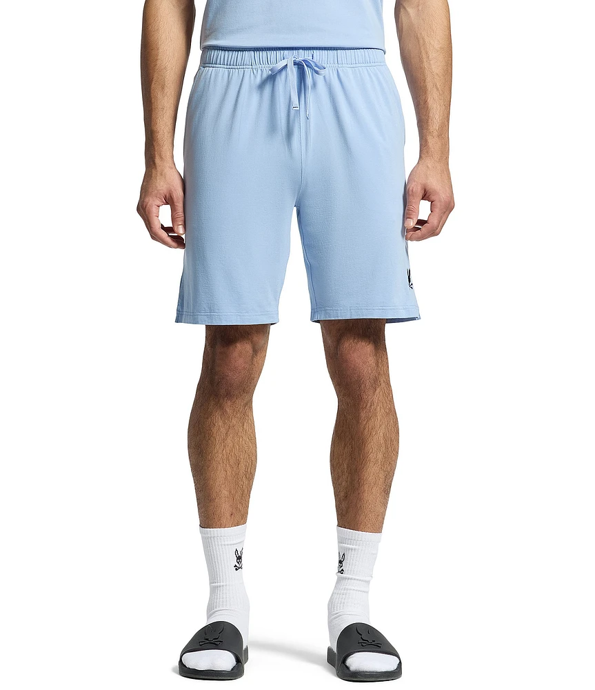 Psycho Bunny Jersey Lounge Embroidered Bunny Shorts