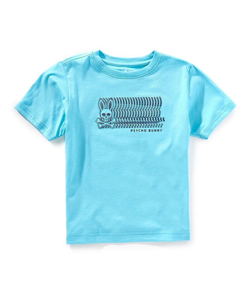 Psycho Bunny Little Boys Short Sleeve Arvo Sport T-Shirt