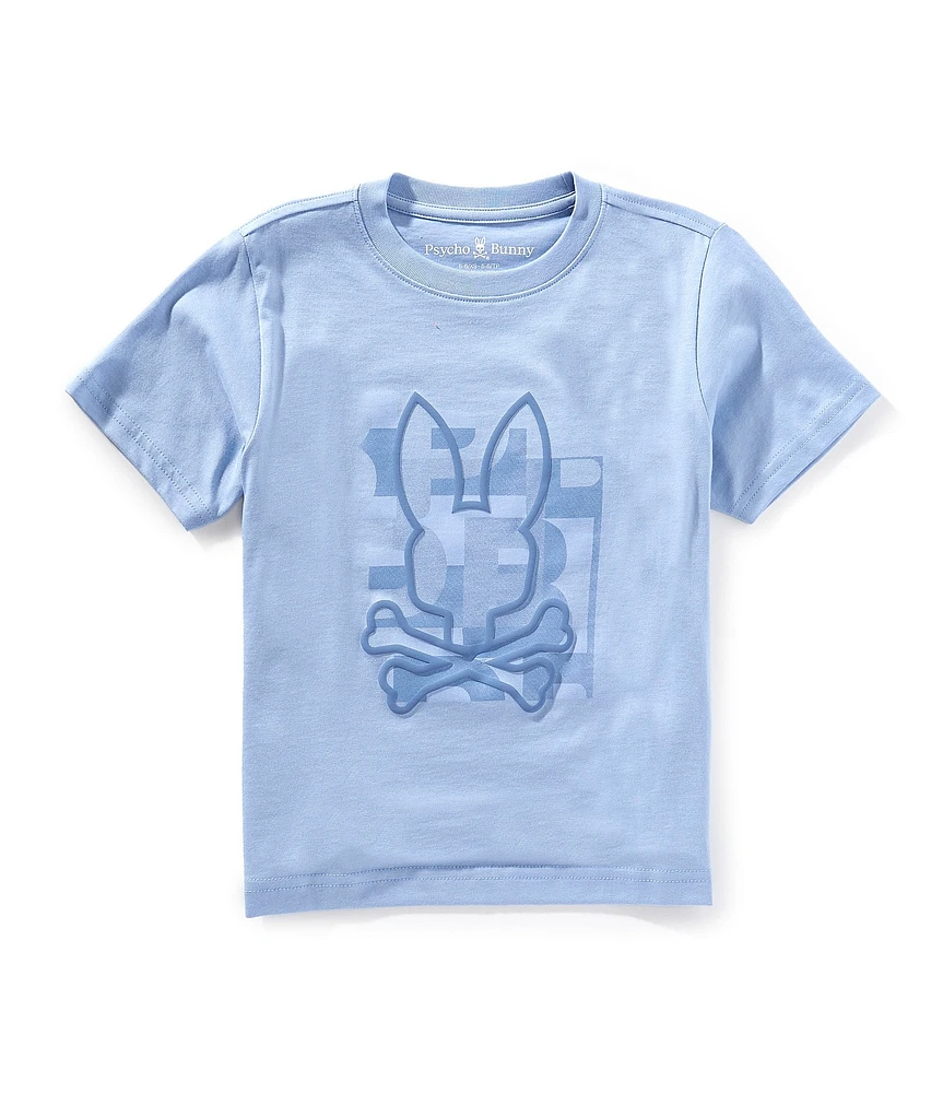 Psycho Bunny Little Boys Short Sleeve Zealnd T-Shirt