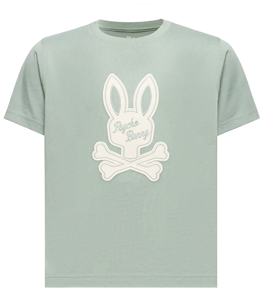 Psycho Bunny Little/Big Boys Short Sleeve Derek Graphic T-Shirt