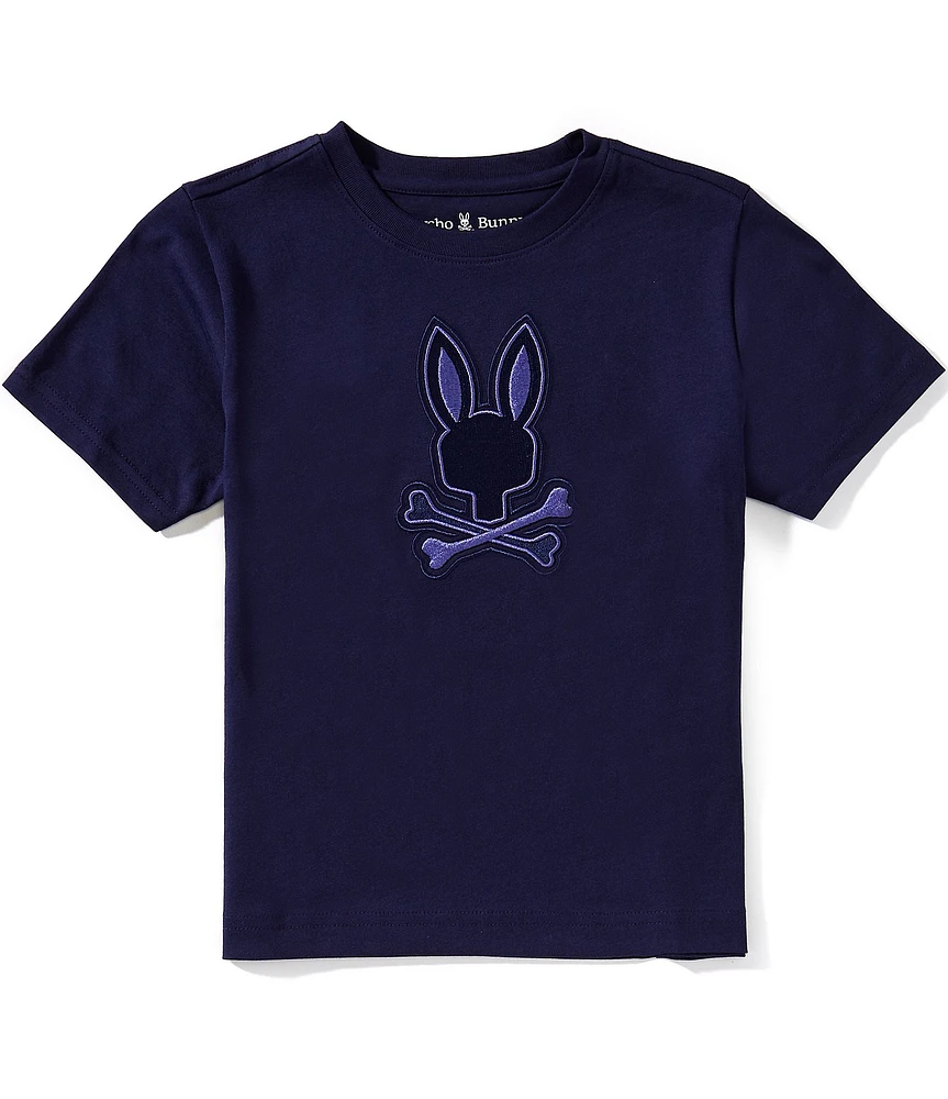 Psycho Bunny Little/Big Boys Short-Sleeve New Castle Embroidered T-Shirt
