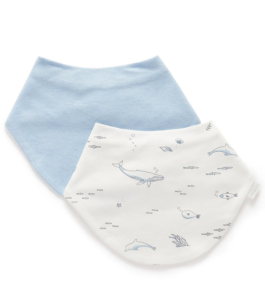 Purebaby® Baby Bibs 2-Pack