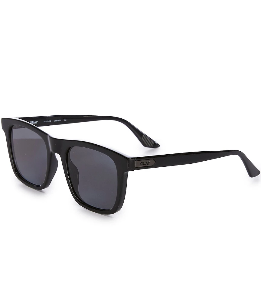 QUAY Men's Flip Side 45mm Polarized Square Sunglasses