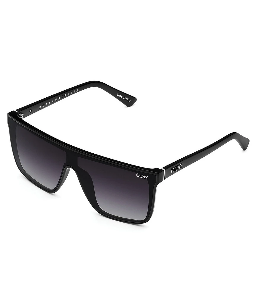QUAY Unisex Nightfall 49mm Shield Sunglasses