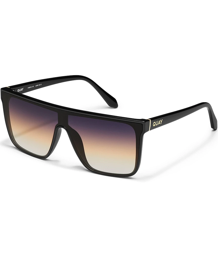QUAY Unisex Nightfall Medium 49mm Shield Sunglasses