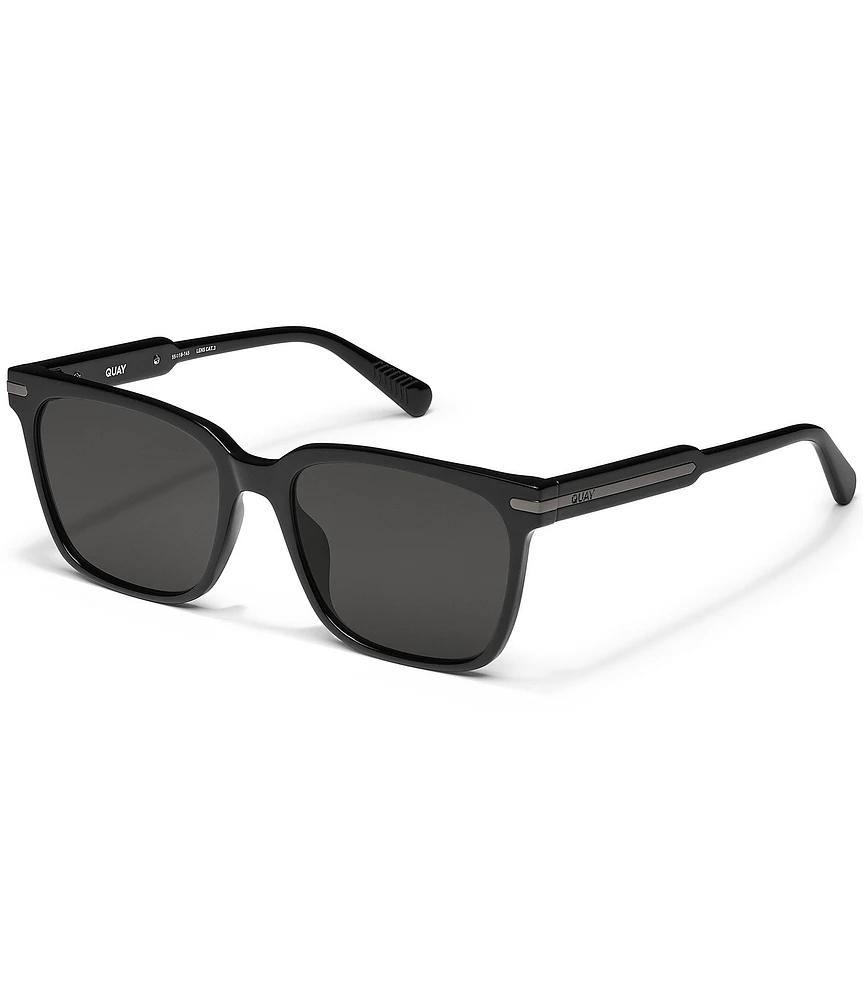 QUAY Unisex Recap 46mm Polarized Square Sunglasses