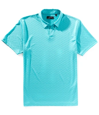 Quieti Texture Short Sleeve Polo Shirt