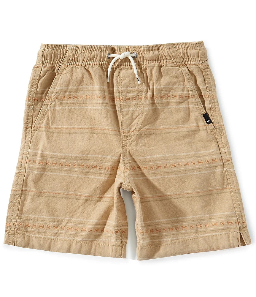 Quiksilver Big Boys Chapman Striped Dobby Jacquard Shorts