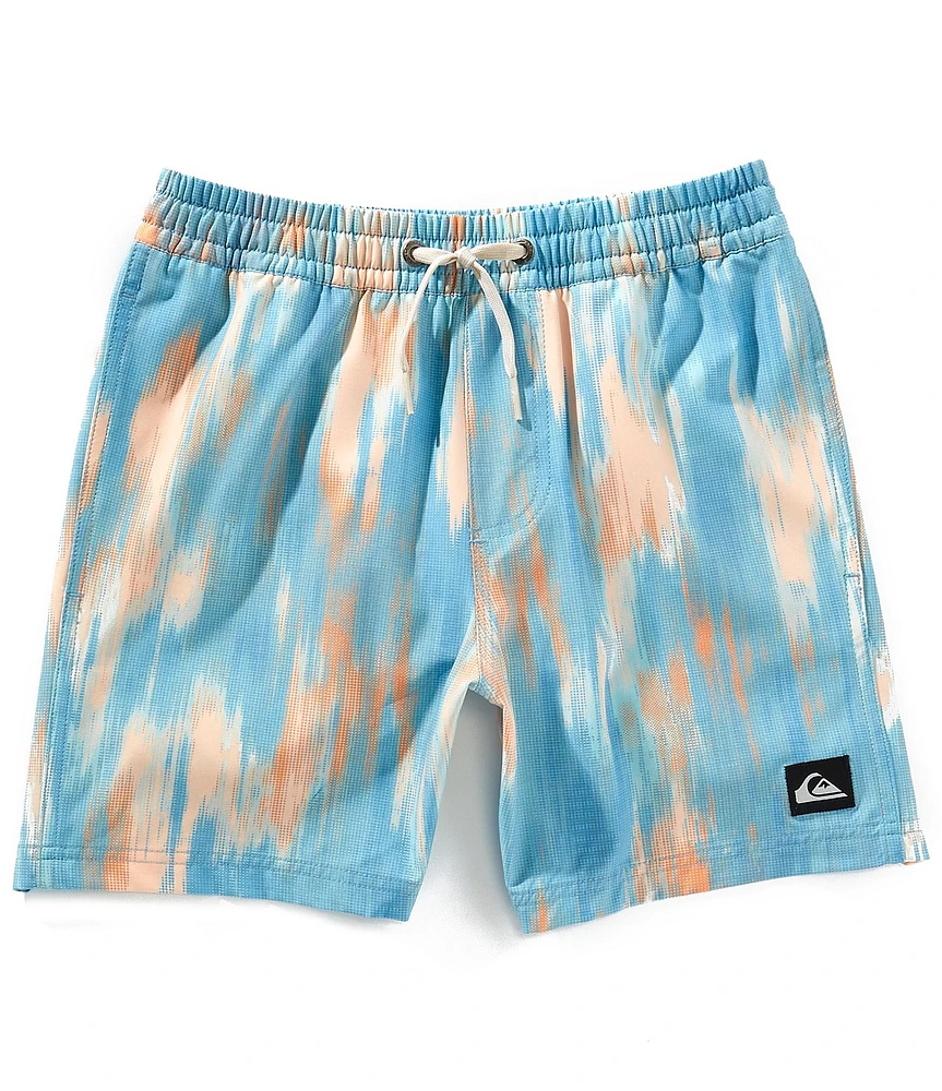 Quiksilver Big Boys Everday Mix Tie-Dye-Print Volley Shorts