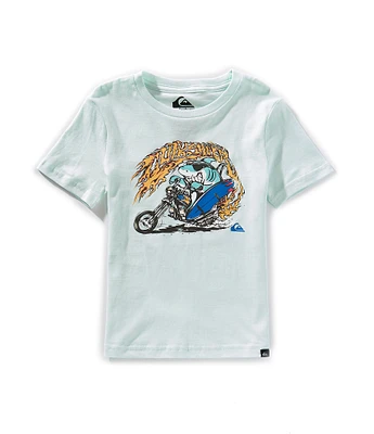 Quiksilver Little Boys Short Sleeve Chopper Shark Graphic T-Shirt
