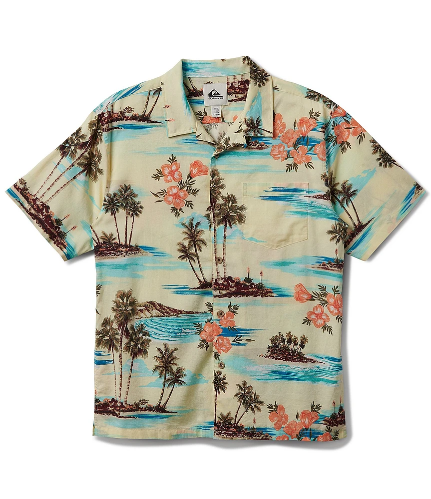 Quiksilver Scenic Island Short Sleeve Woven Shirt
