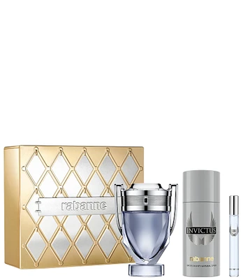 Rabanne Invictus Eau de Toilette Men's 3-pc Gift Set