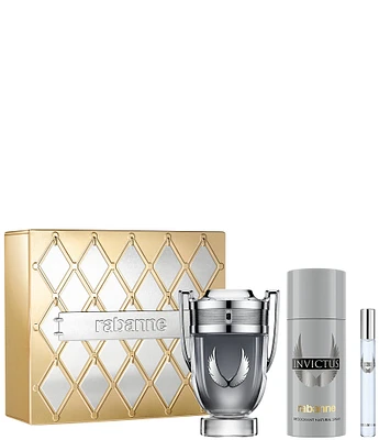 Rabanne Invictus Platinum Men's 3-pc Gift Set
