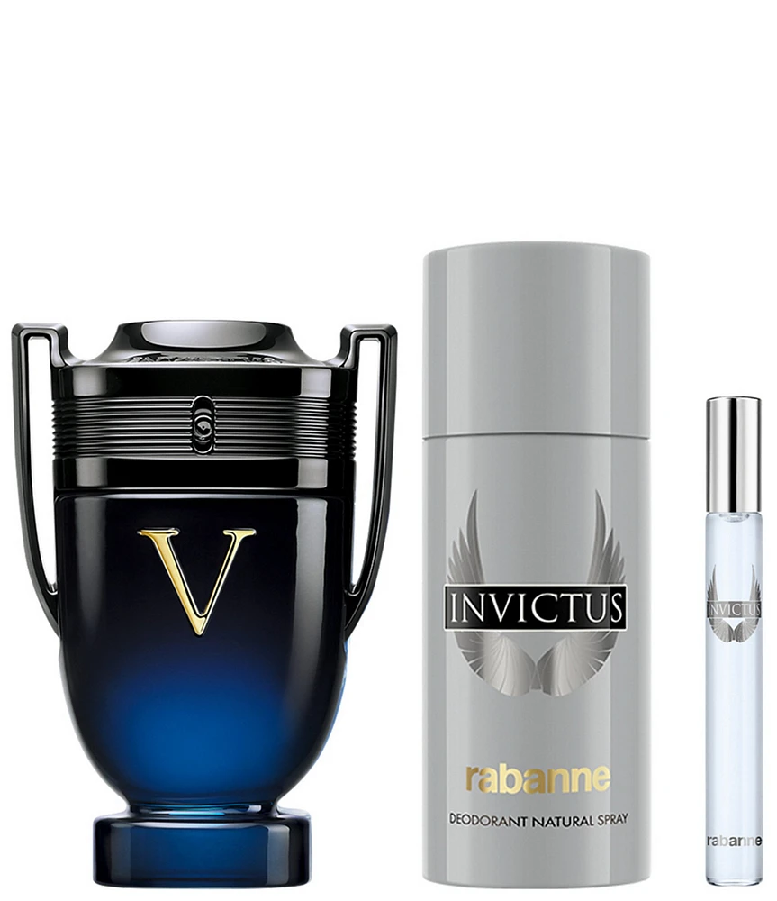 Rabanne Invictus Victory Elixir Men's 3-pc Gift Set