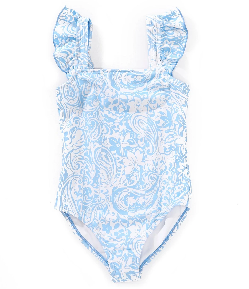 Raisins Big Girls Paisley-Printed One-Piece Swimsuit