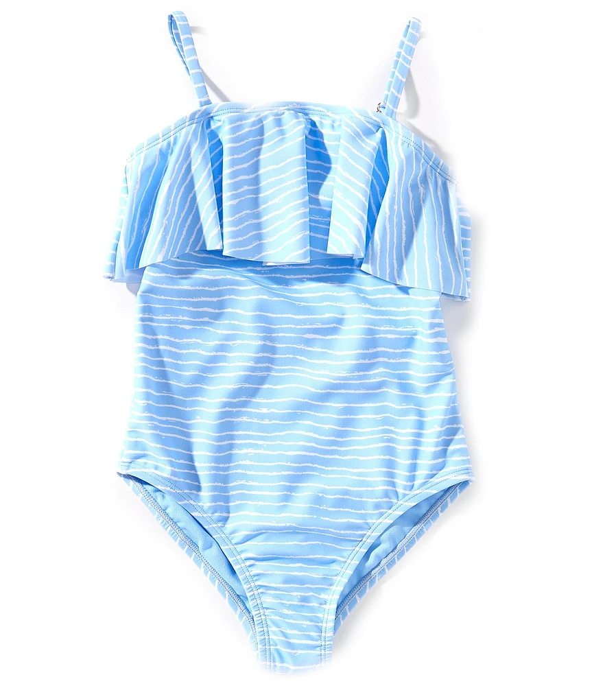 Raisins Big Girls Striped 1-Piece Swimsuit