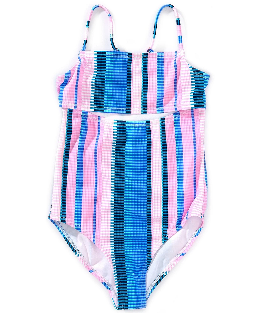 Raisins Big Girls Striped One-Piece Swimsuit