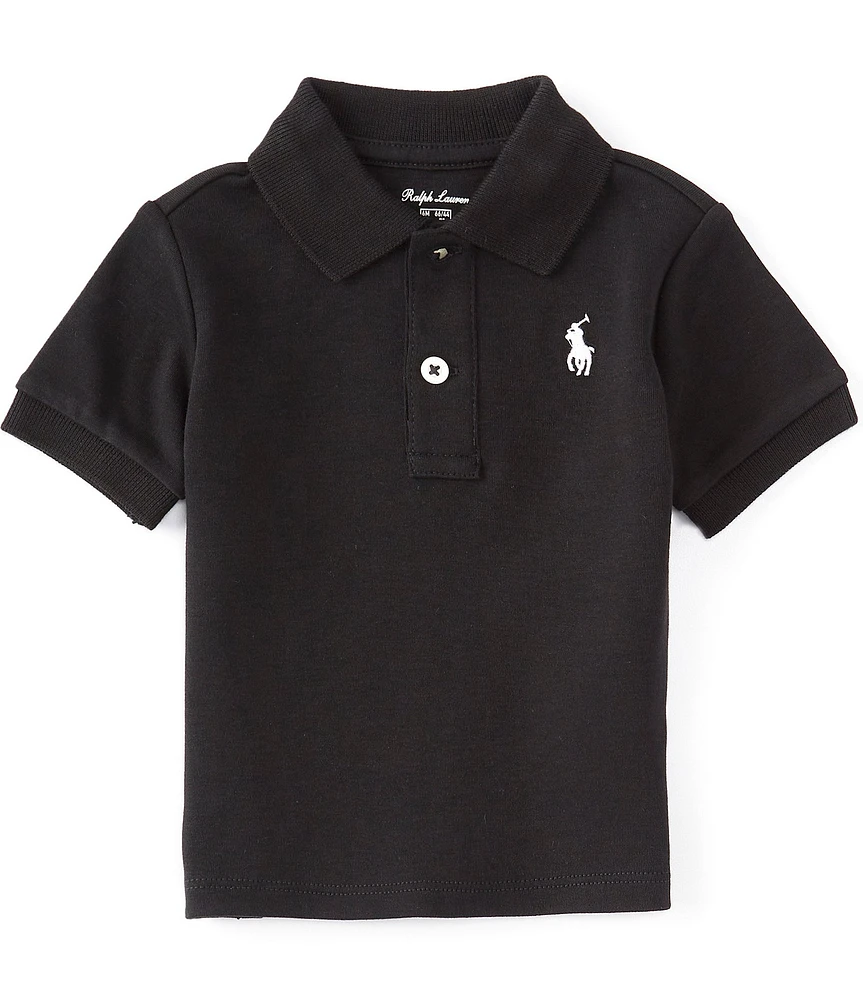Ralph Lauren Baby Boys Short Sleeve Soft Interlock Polo Shirt
