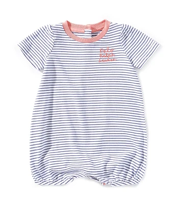 Ralph Lauren Baby Girls Short-Sleeve Striped Jersey Bodysuit