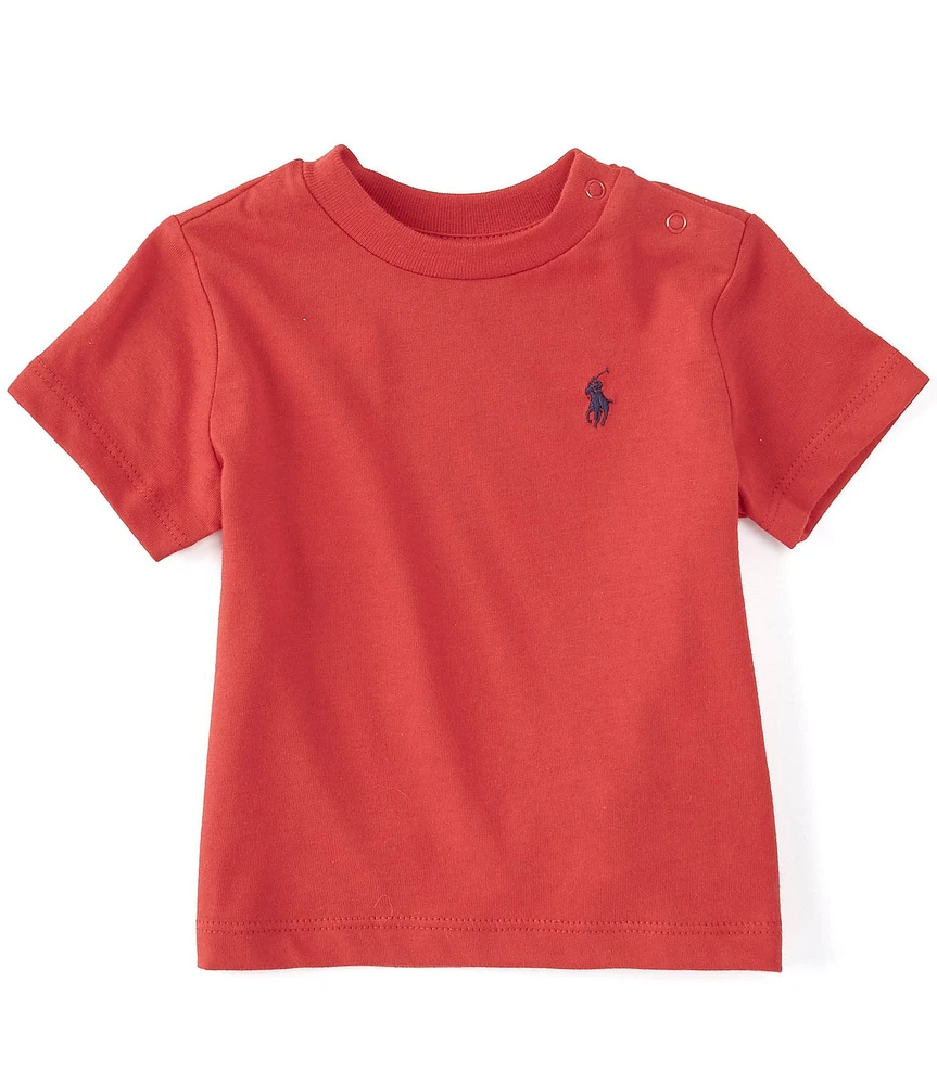 Ralph Lauren Baby Boys Short Sleeve Basic Jersey T-Shirt