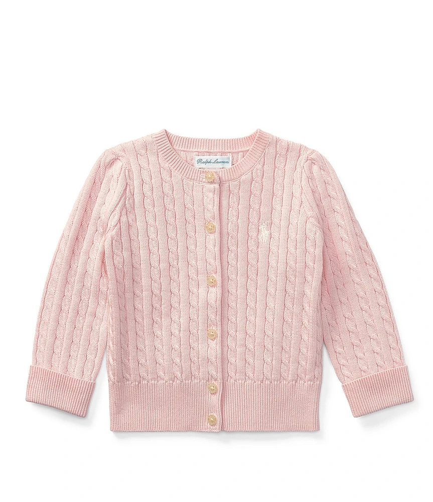 Ralph Lauren Baby Girls Mini Cable-Knit Cardigan