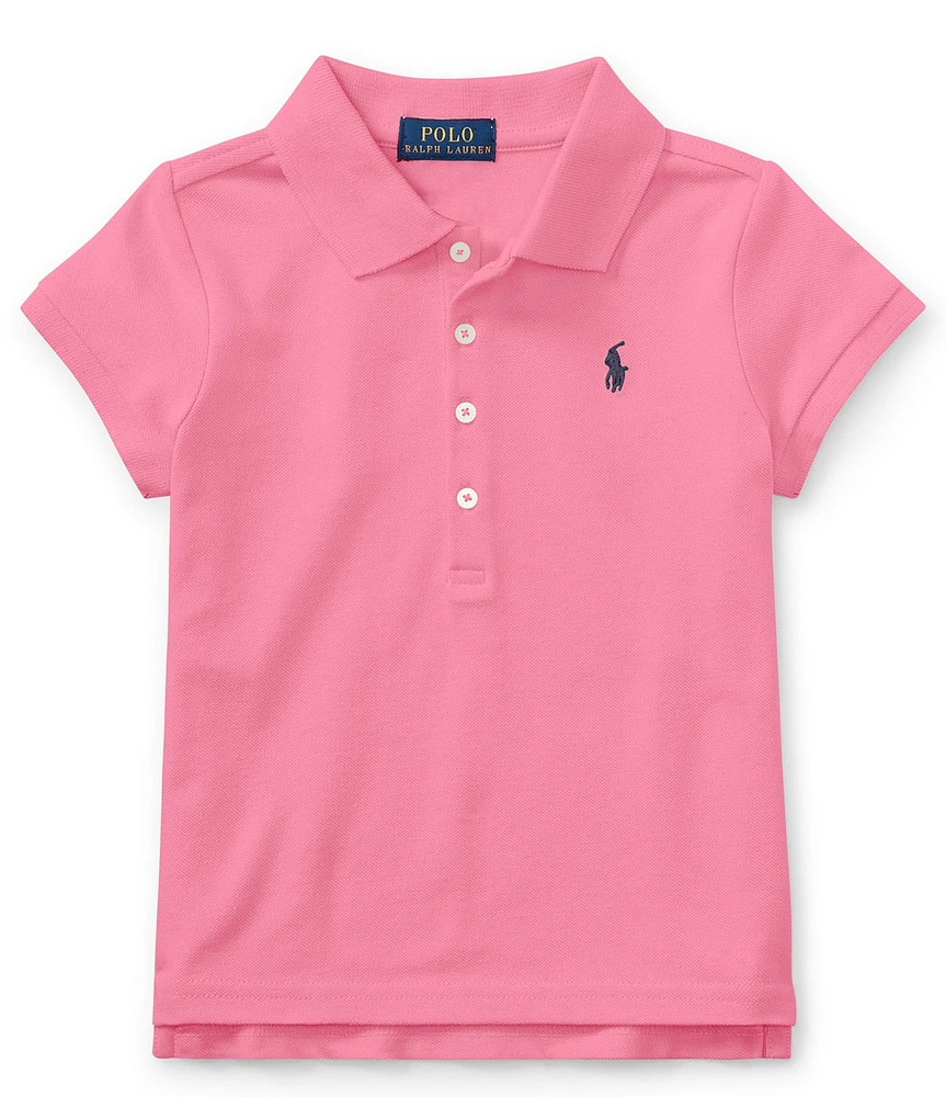 Polo Ralph Lauren Little Girls Mesh Polo Shirt