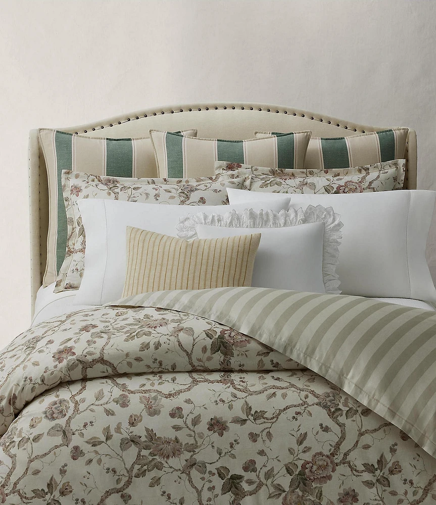 Ralph Lauren Elsie Collection Jacobean Floral Comforter