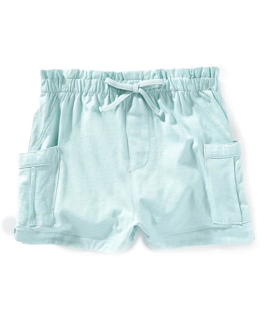 Indie Gold Little Girls Jersey-Knit Cargo Shorts