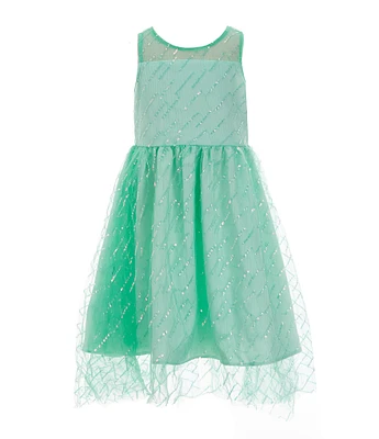 Rare Editions Little Girls Sleeveless Sequin-Embellished Fit & Flare Dress
