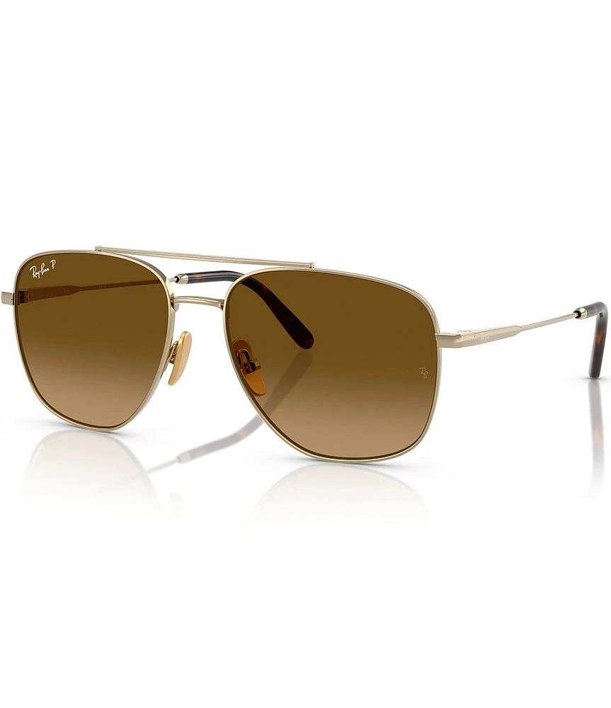Ray-Ban Men's RB8097 59mm Polarized Square Sunglasses