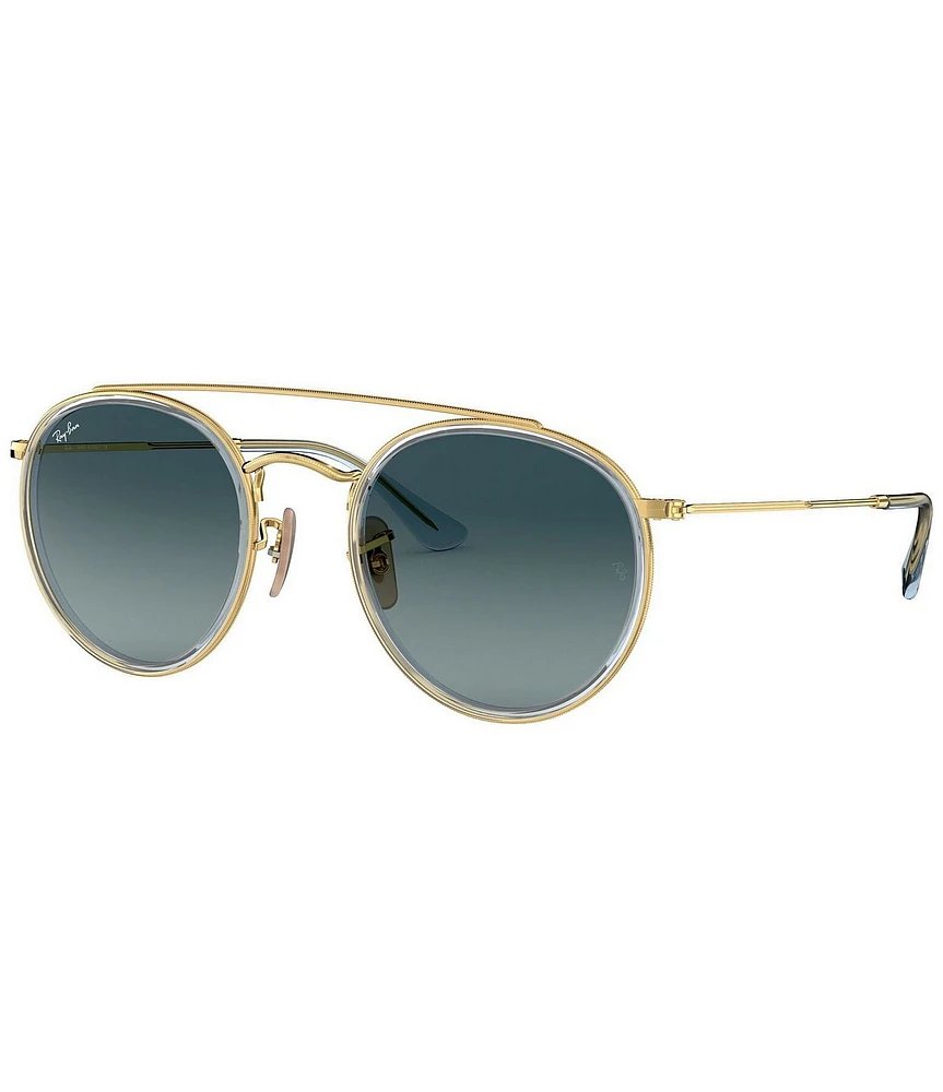 Ray-Ban Unisex 0RB3647N 51mm Round Statement Sunglasses