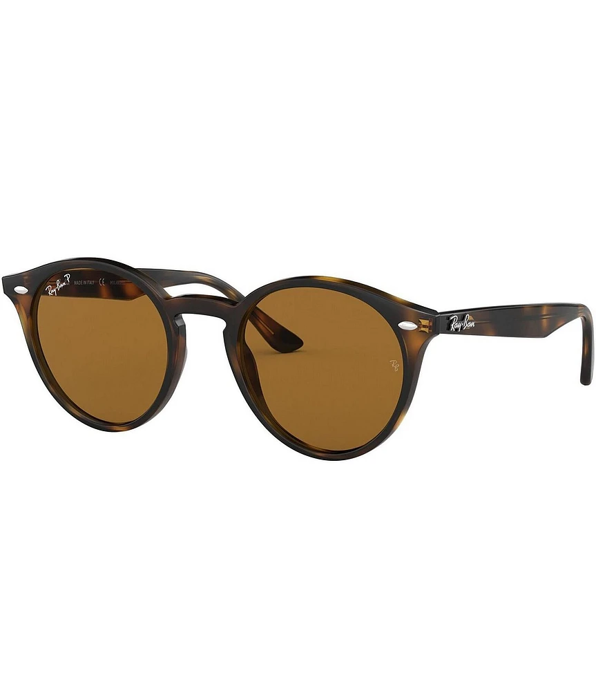 Ray-Ban Unisex RB2180 49mm Polarized Round Sunglasses