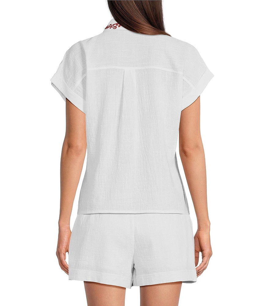 Short Sleeve Blouse Lace Blouses At Dillards Cute Sweetheart V