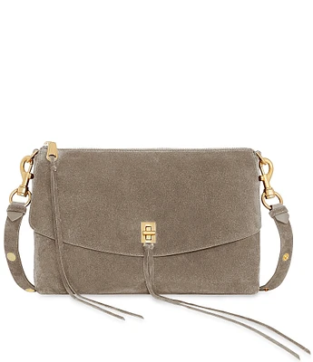 REBECCA MINKOFF Darren Suede Shoulder Bag