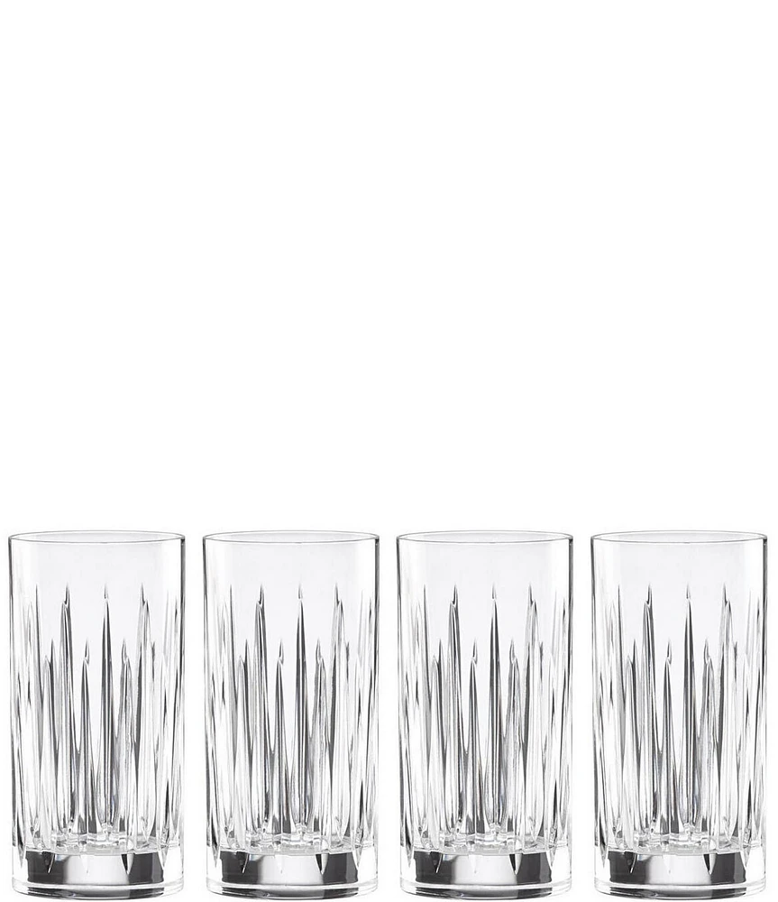 Reed & Barton Crystal Soho Iced Beverage Glasses, Set of 4