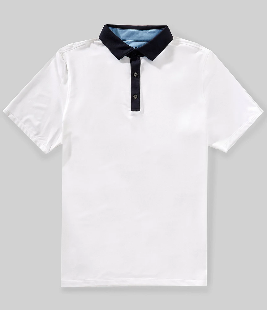 RHONE Performance Stretch Golf Sport Short Sleeve Polo Shirt