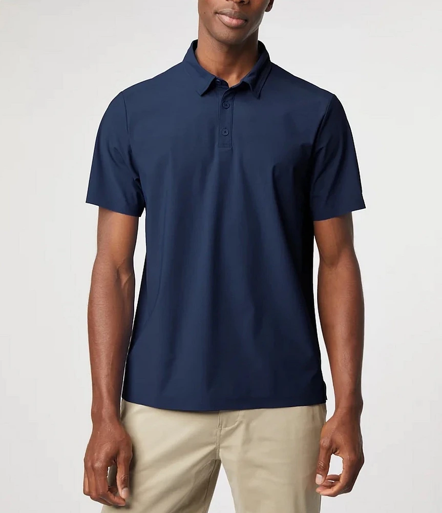 RHONE Tech Performance Stretch Short Sleeve Polo Shirt