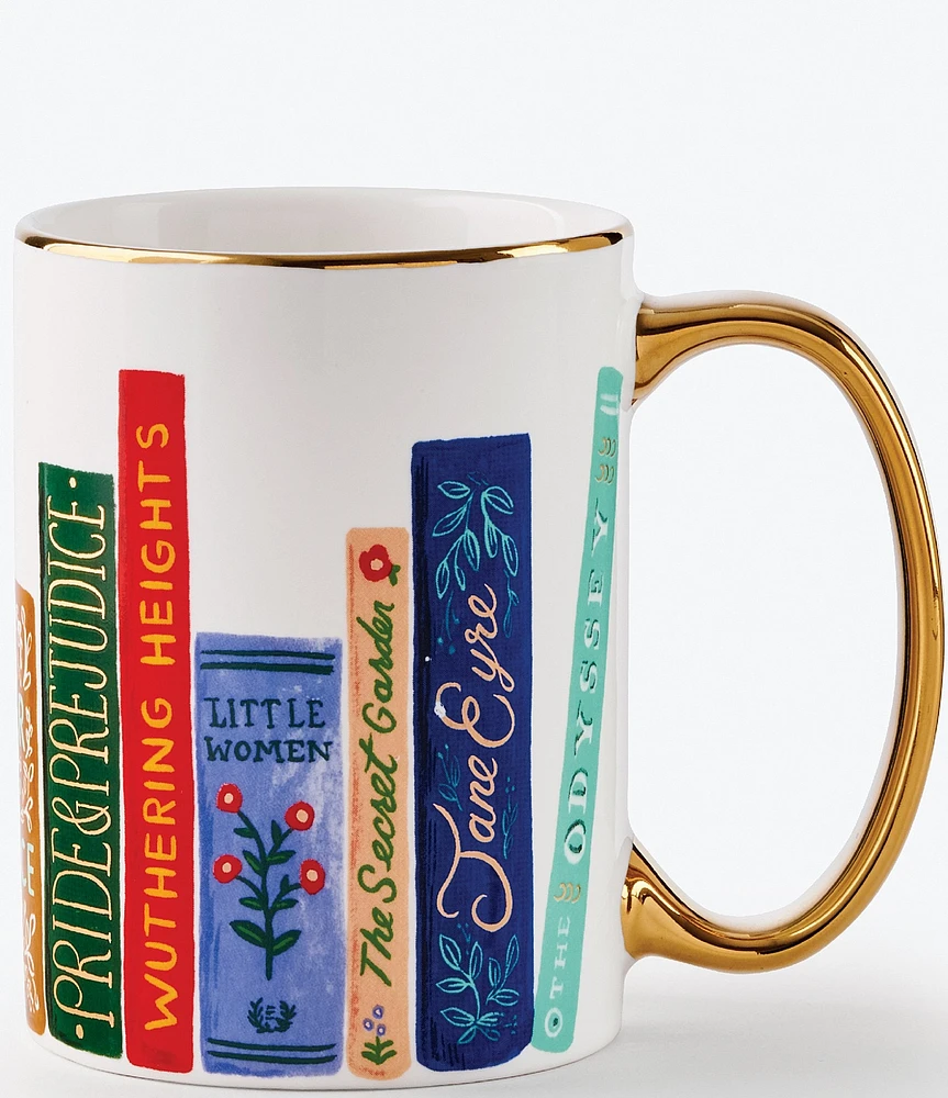 Rifle Paper Co. Book Club Porcelain Coffee Mug