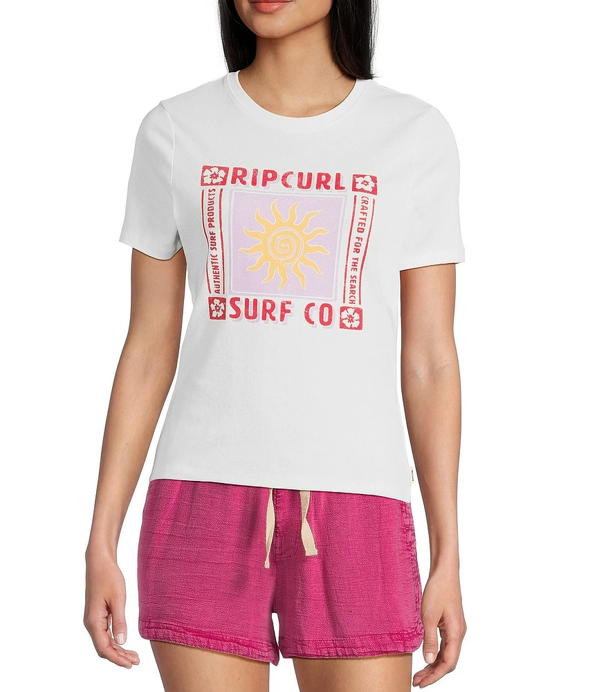Rip Curl Cala Fitted Short Sleeve Graphic T-Shirt