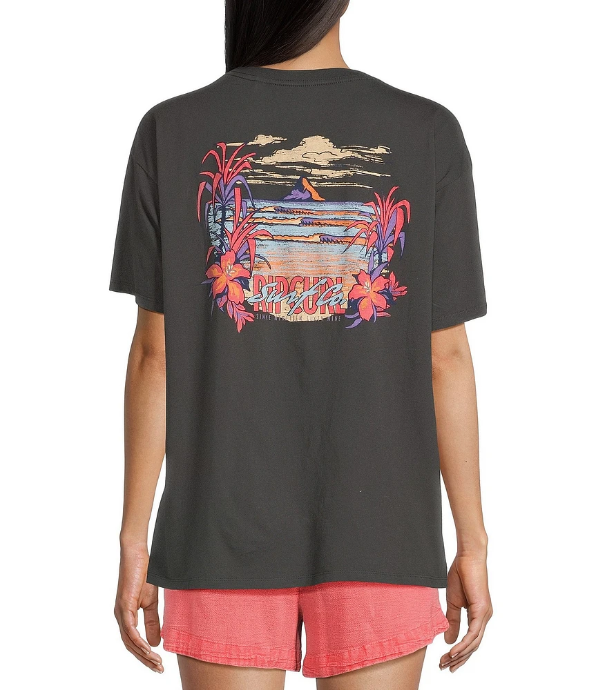 Rip Curl Vedra Short Sleeve Relaxed Fit Graphic T-Shirt